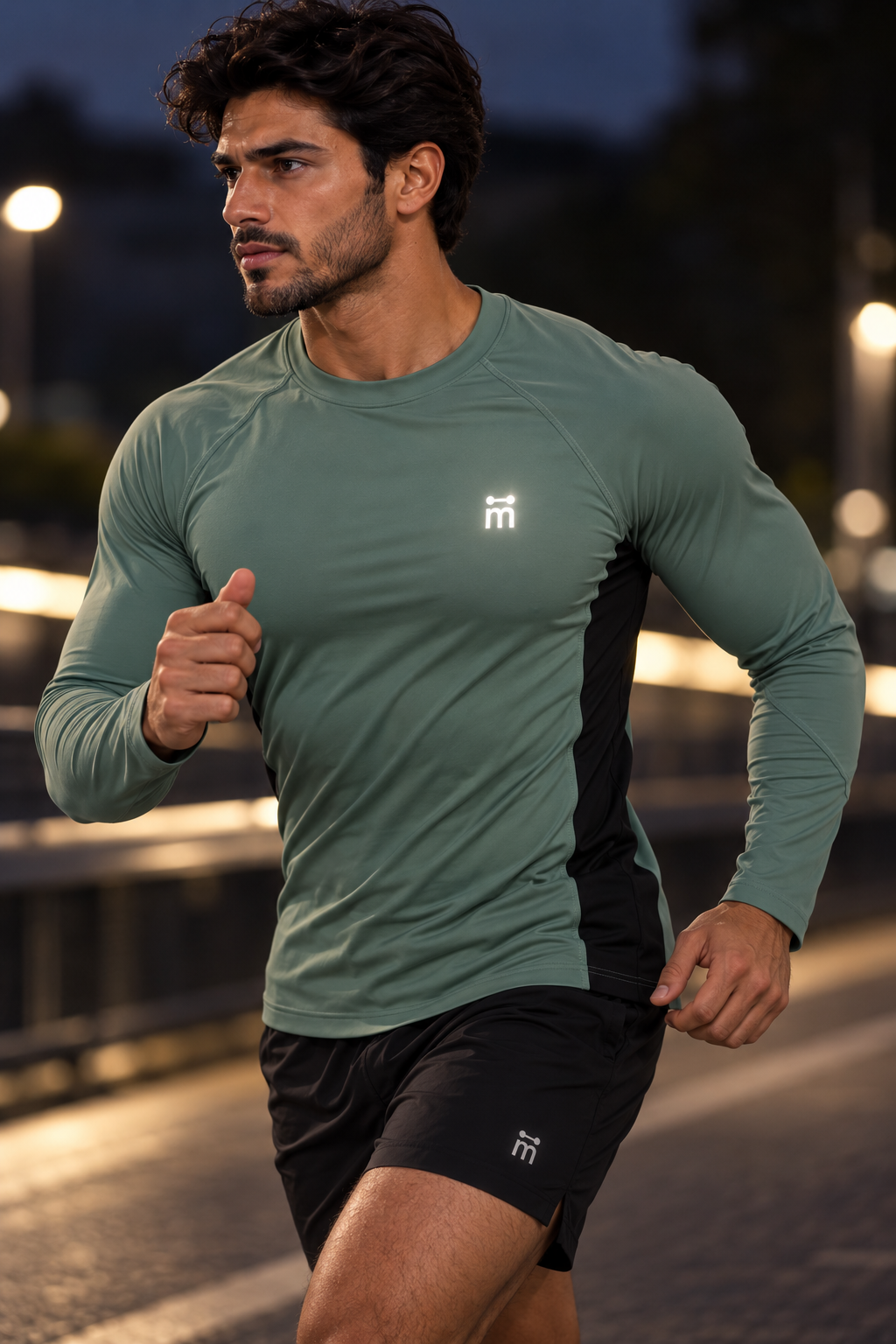 M Active Men’s Reflective Performance Rash Guard