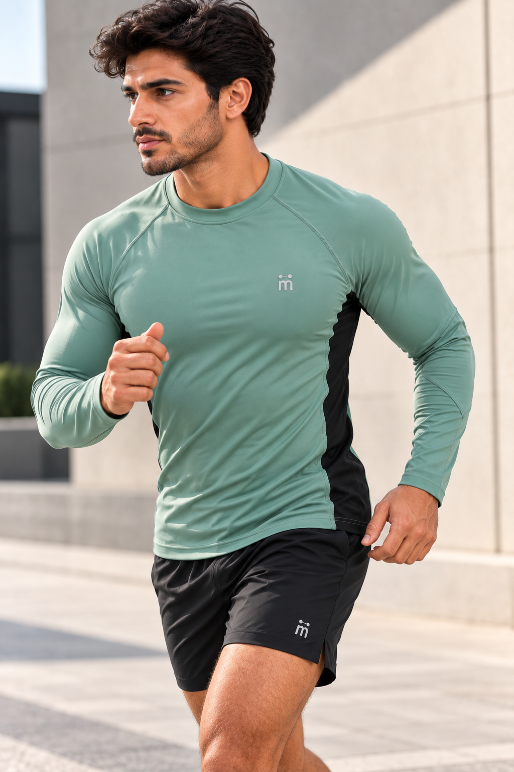 M Active Men’s Reflective Performance Rash Guard