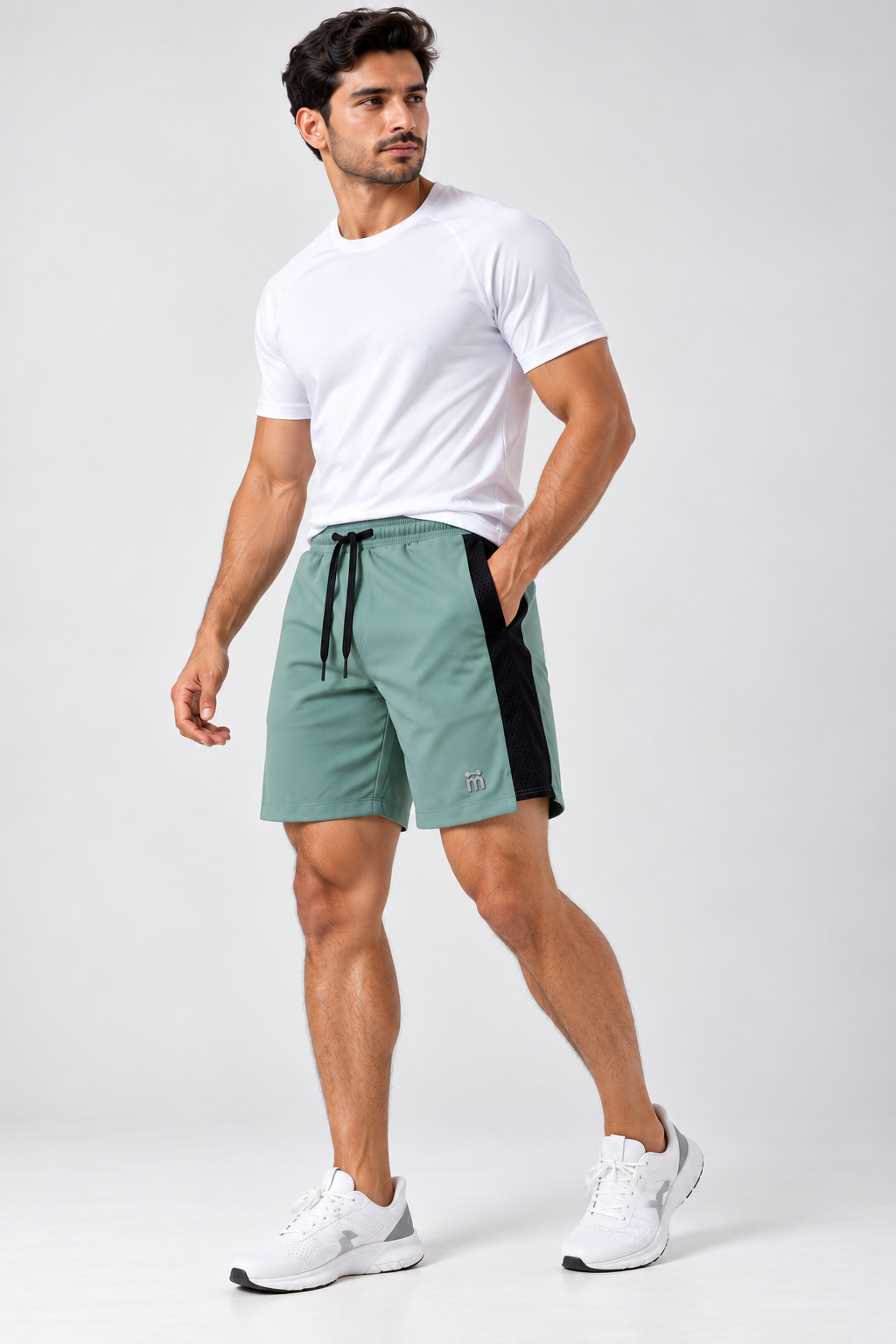 M Active Mesh Paneled Training Short