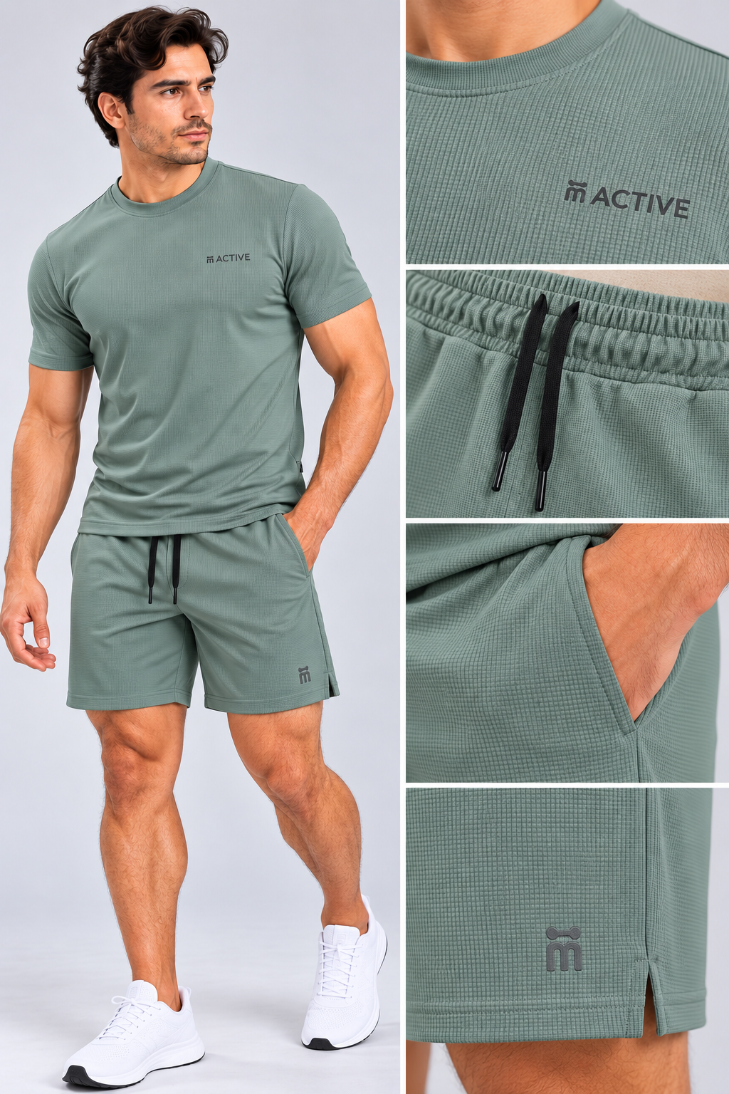 M Active Waffle Everyday Short