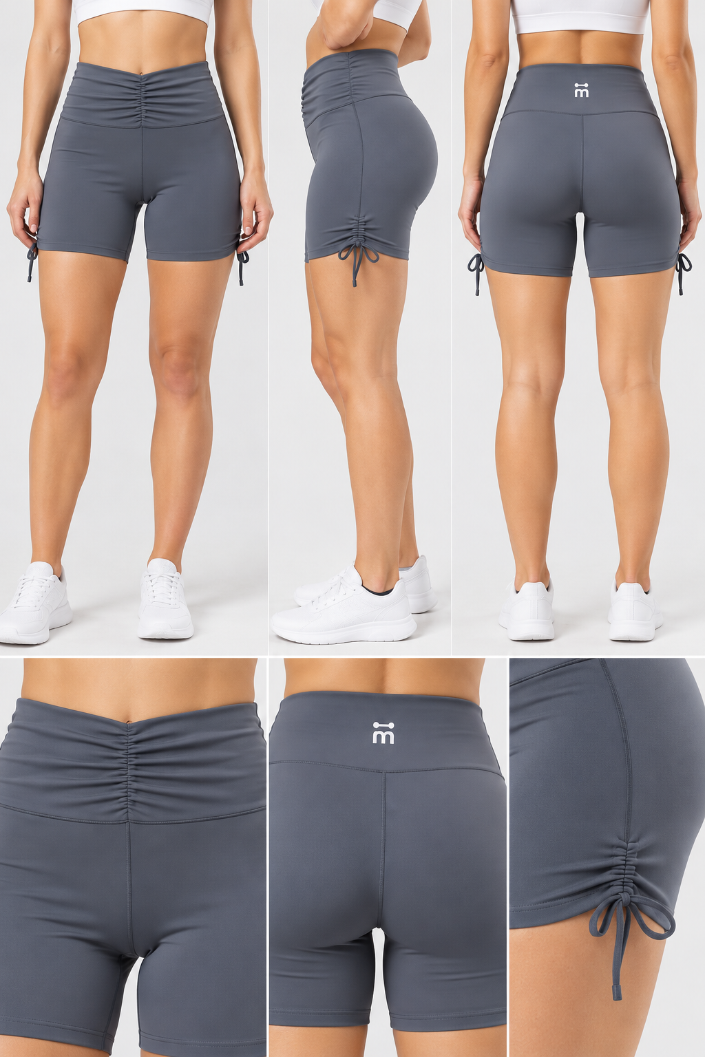 M Active Sculpt Ruched Shorts