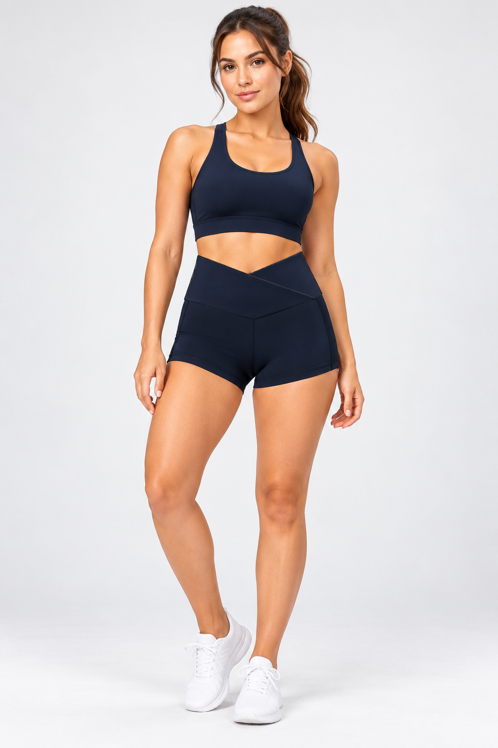 M Active Booty Overlap Biker Short