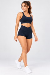 M Active Booty Overlap Biker Short
