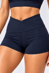 M Active Booty Overlap Biker Short
