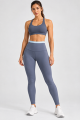High-Waist Reflective Performance Leggings