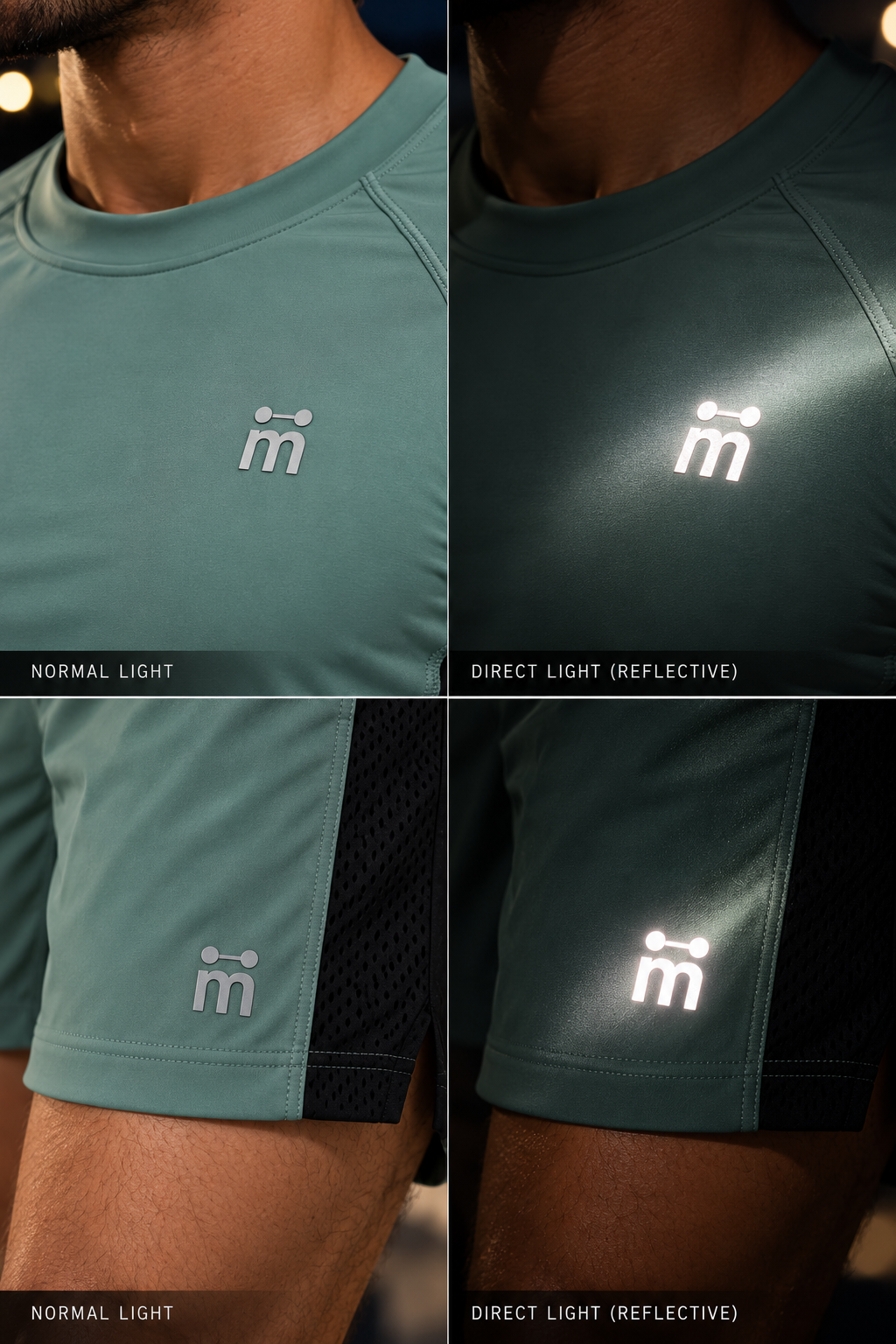 M Active Mesh Paneled Training Short
